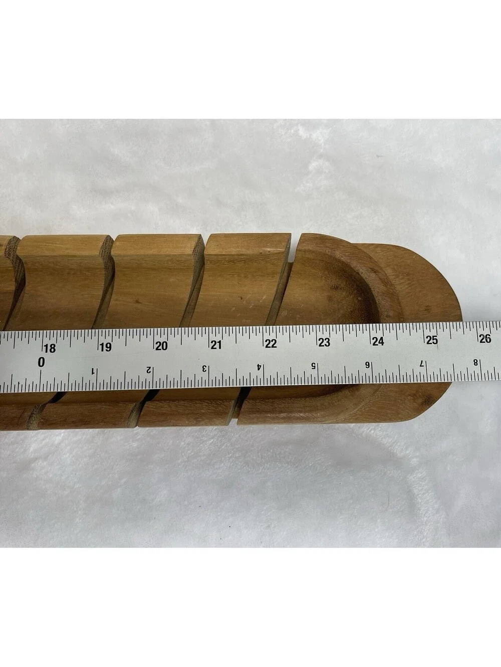 NWT Vtg Ironwood Baguette Bread Miter Cutting Board/Serving Tray 26